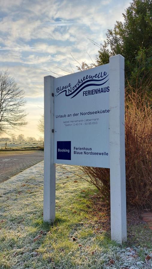 Willa Ferienhaus Blaue Nordseewelle Esens Zewnętrze zdjęcie